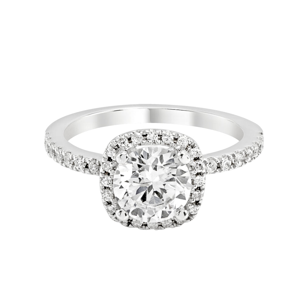 Halo Engagement Ring